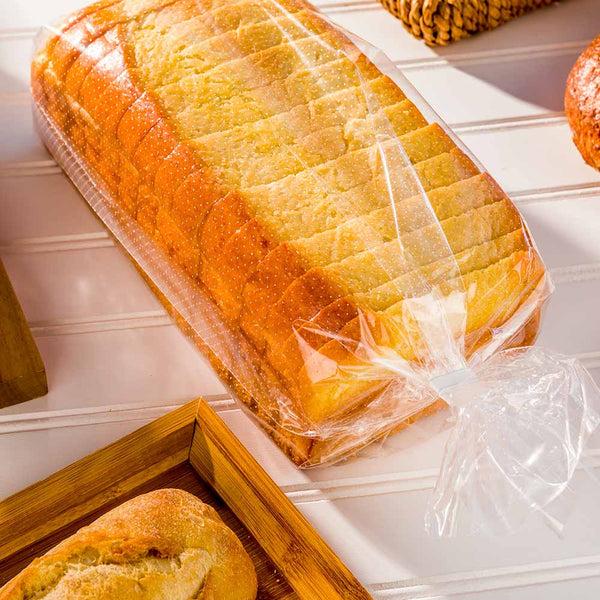 Restaurantware Bag Tek Clear Plastic Bread Bag - Micro-Perforated With Wicket Dispenser - 16" X 10" - 250 Count Box