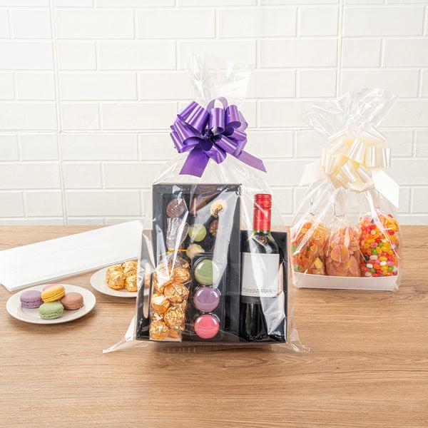 Restaurantware Bag Tek Clear Plastic Gift Bag - 14" X 24" - 100 Count Box