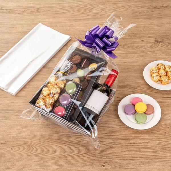 Restaurantware Bag Tek Clear Plastic Gift Bag - 14" X 24" - 100 Count Box