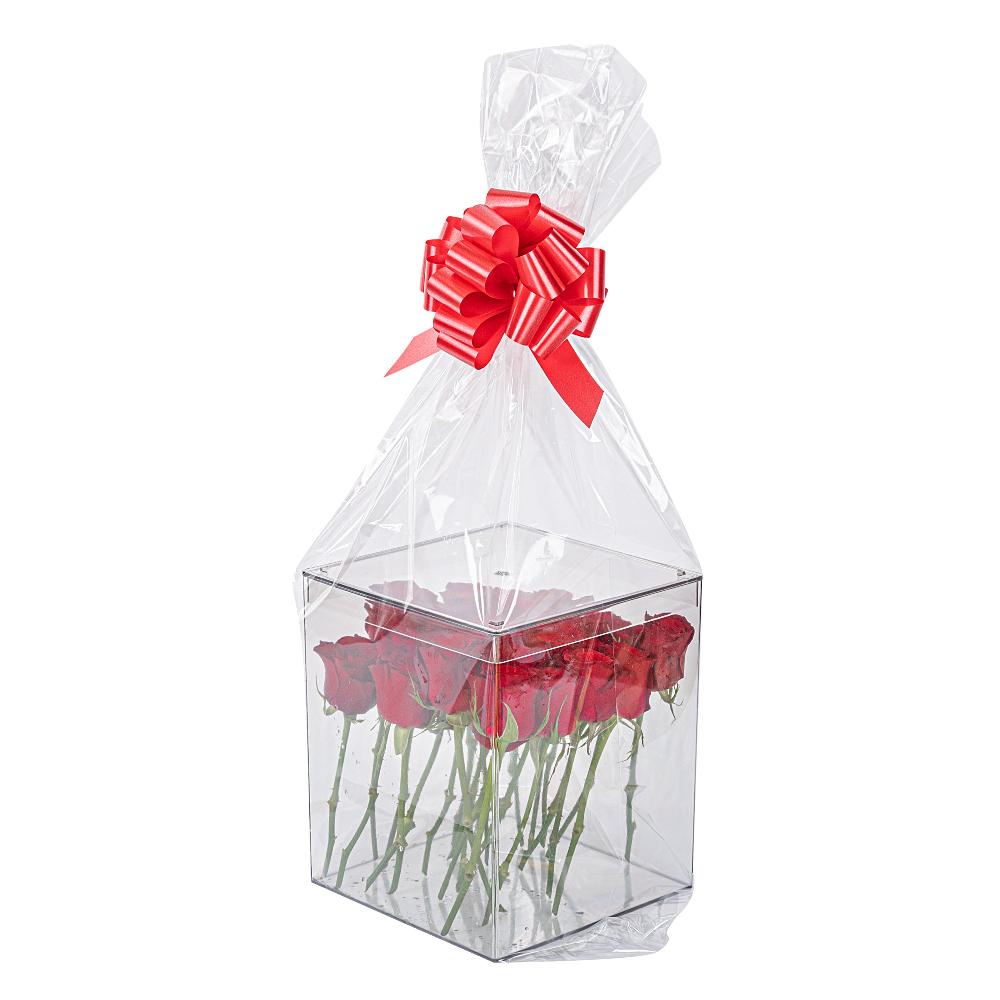 restaurantware Bag Tek Clear Plastic Gift Bag - 18" x 30" - 100 count box