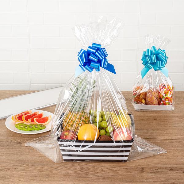 Restaurantware Bag Tek Clear Plastic Gift Bag - 25" X 30" - 100 Count Box