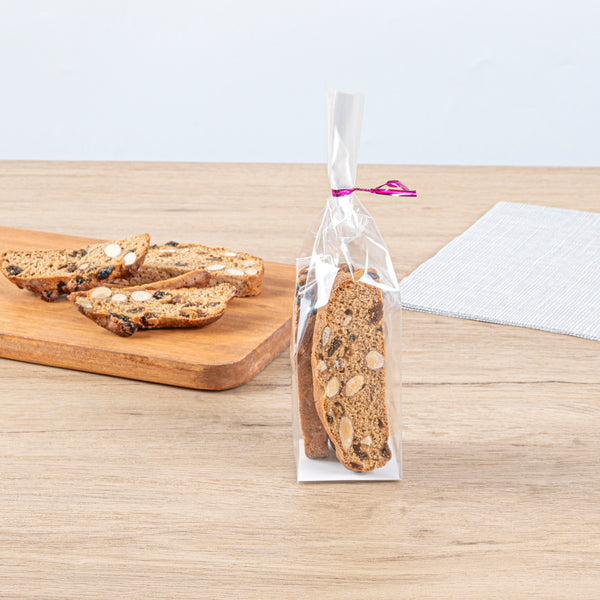 Restaurantware Bag Tek Clear Plastic Gusset Bag - Flat Bottom Paper Insert Heat Sealable - 2" X 2" X 8 1/4" - 100 Count Box