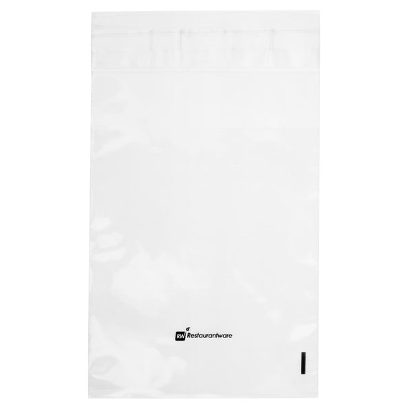Restaurantware Bag Tek Clear Plastic Lip And Tape Bag - Self Sealing - 4 3/4" X 4" - 100 Count Box