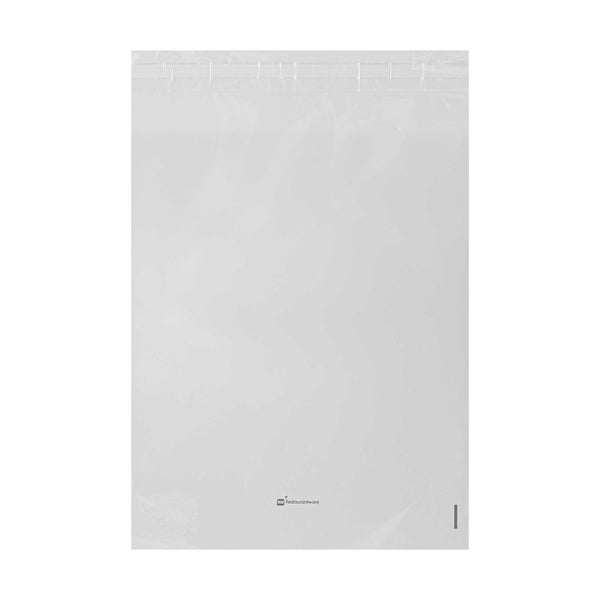 Restaurantware Bag Tek Clear Plastic Lip And Tape Bag - Self Sealing - 10" X 8" - 100 Count Box