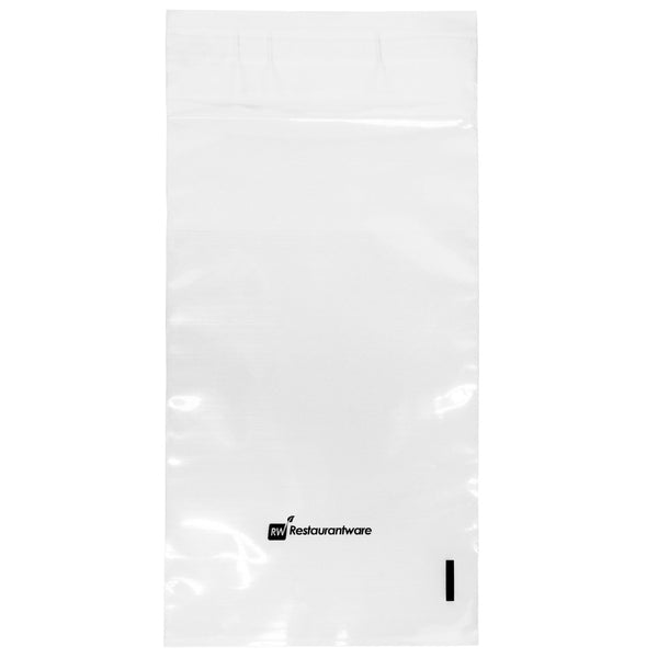 Restaurantware Bag Tek Clear Plastic Lip And Tape Bag - Self Sealing - 4" X 3" - 100 Count Box