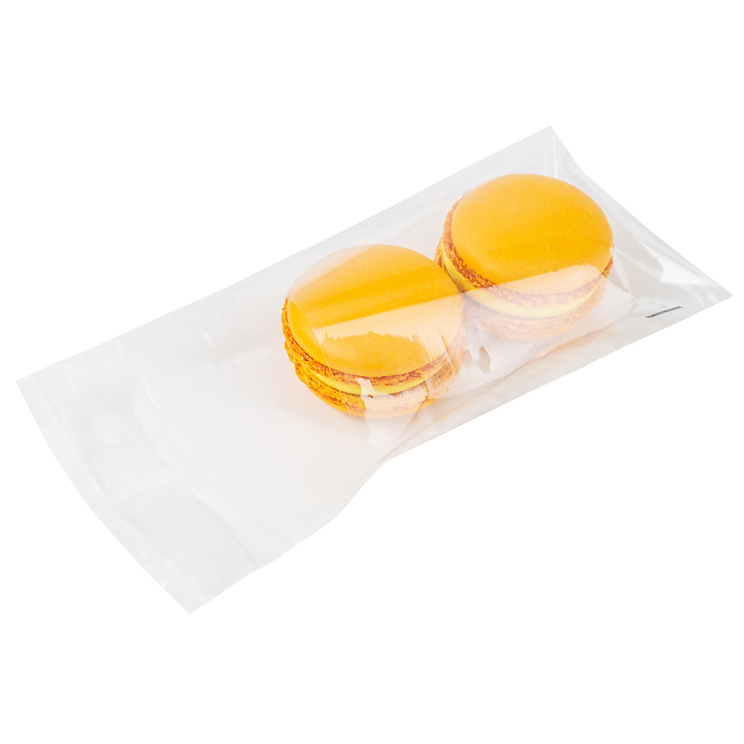 restaurantware Bag Tek Clear Plastic Lip and Tape Bag - Self Sealing - 4" x 3" - 100 count box