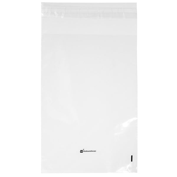 Restaurantware Bag Tek Clear Plastic Lip And Tape Bag - Self Sealing - 9" X 6" - 100 Count Box