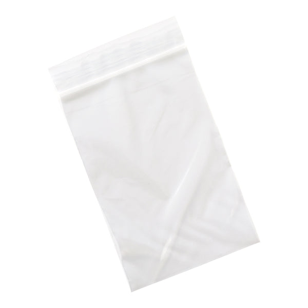 Restaurantware Bag Tek Clear Plastic Zip Bag - BPA-Free High Clarity - 4" X 6" - 100 Count Box