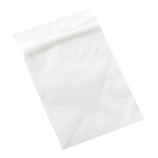 Restaurantware Bag Tek Clear Plastic Zip Bag - BPA-Free High Clarity - 3" X 4" - 100 Count Box