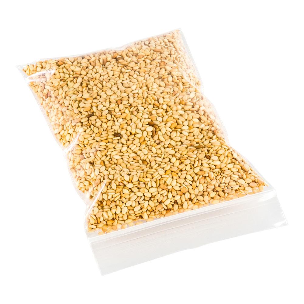 restaurantware Bag Tek Clear Plastic Zip Bag - BPA-Free High Clarity - 3" x 4" - 100 count box