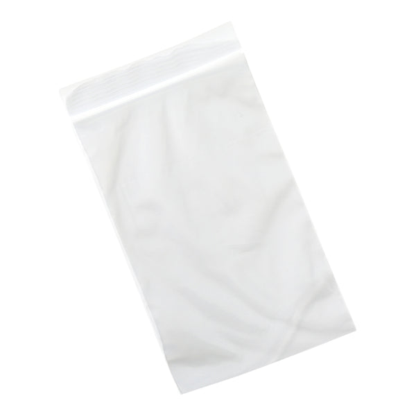 Restaurantware Bag Tek Clear Plastic Zip Bag - BPA-Free High Clarity - 5" X 8" - 100 Count Box