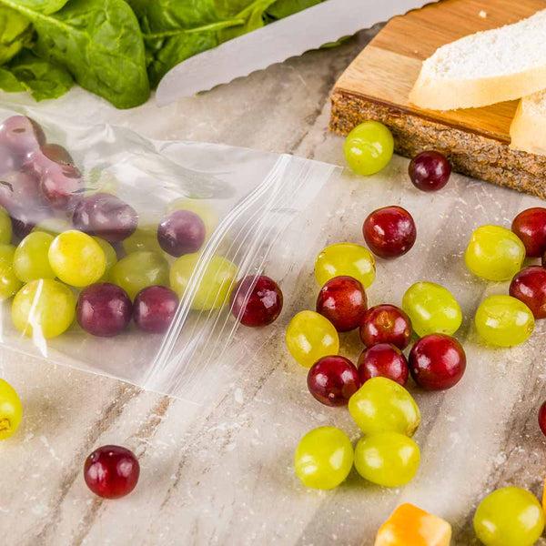 Restaurantware Bag Tek Clear Plastic Zip Bag - BPA-Free High Clarity - 5" X 8" - 100 Count Box