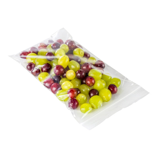 Restaurantware Bag Tek Clear Plastic Zip Bag - BPA-Free High Clarity - 5" X 8" - 100 Count Box