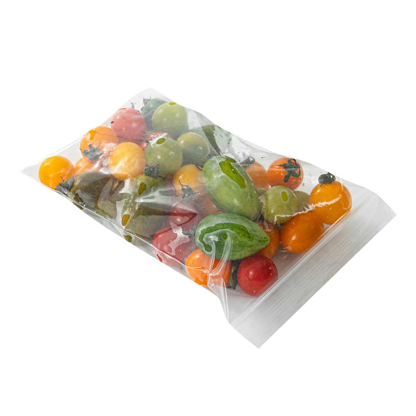Restaurantware Bag Tek Clear Plastic Zip Bag - BPA-Free High Clarity - 6" X 9" - 100 Count Box