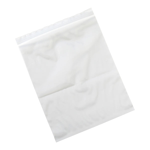 Restaurantware Bag Tek Clear Plastic Zip Bag - BPA-Free High Clarity - 8" X 10" - 100 Count Box