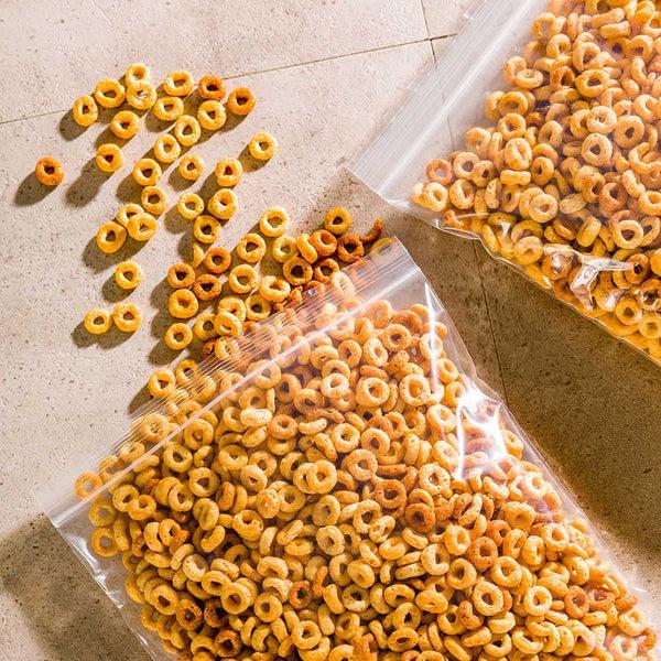 Restaurantware Bag Tek Clear Plastic Zip Bag - BPA-Free High Clarity - 8" X 10" - 100 Count Box