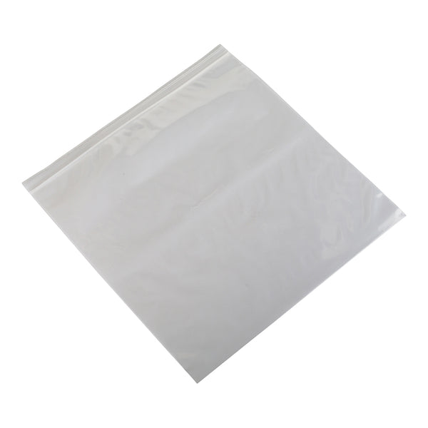 Restaurantware Bag Tek Clear Plastic Zip Bag - BPA-Free High Clarity - 12 1/2" X 12 1/2" - 100 Count Box
