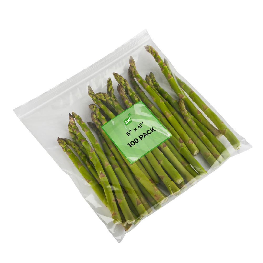 restaurantware Bag Tek Clear Plastic Zip Bag - BPA-Free High Clarity - 12 1/2" x 12 1/2" - 100 count box