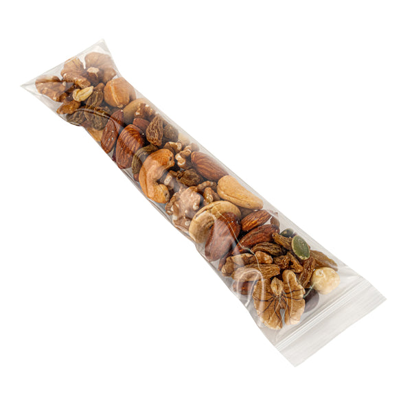 Restaurantware Bag Tek Clear Plastic Zip Snack Bag - 8" X 2" - 100 Count Box