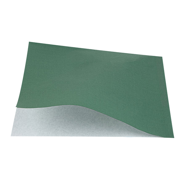 Restaurantware Bag Tek Forest Green Paper Large Double Open Bag - Greaseproof - 10" X 9" - 100 Count Box