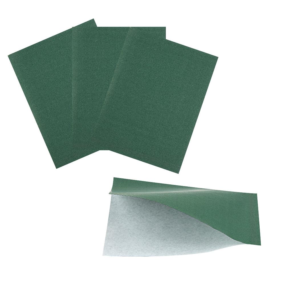 restaurantware Bag Tek Forest Green Paper Small Double Open Bag - Greaseproof - 6 1/4" x 4 3/4" - 100 count box