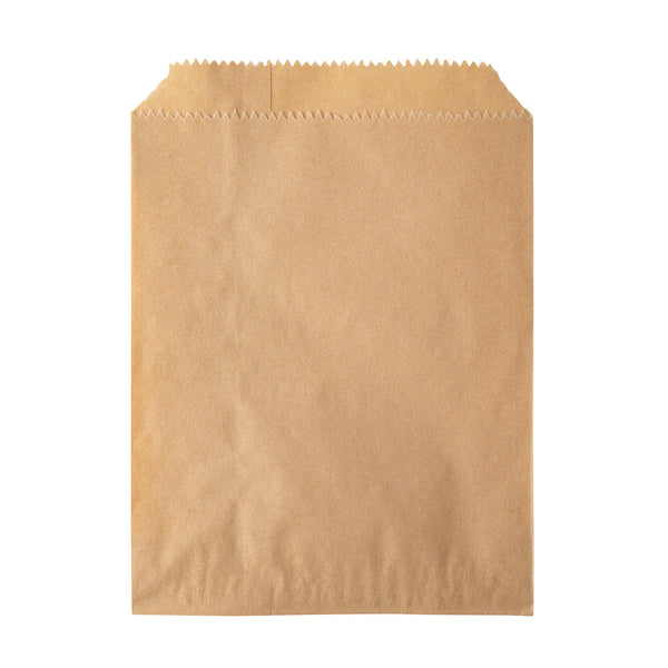 Restaurantware Bag Tek Kraft Paper Bag - 7" X 5" - 100 Count Box