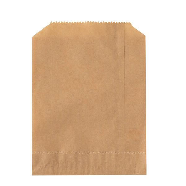 Restaurantware Bag Tek Kraft Paper Bag - 7" X 5" - 100 Count Box
