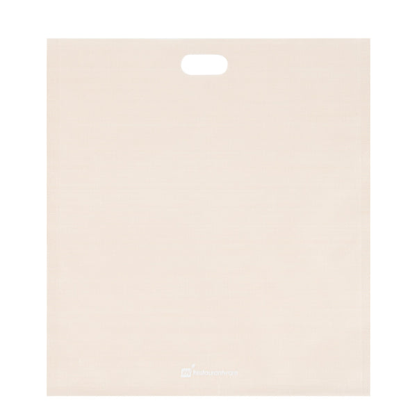 Restaurantware Bag Tek Kraft Plastic Large Toaster Bag - Non-Stick Heat-Resistant Semi-Disposable - 8 3/4" X 8" - 10 Count Box