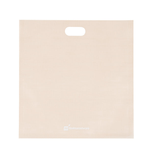 Restaurantware Bag Tek Kraft Plastic Small Toaster Bag - Non-Stick Heat-Resistant Semi-Disposable - 6 1/2" X 6 1/4" - 10 Count Box