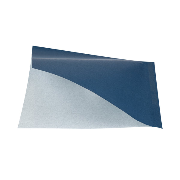 Restaurantware Bag Tek Midnight Blue Paper Large Double Open Bag - Greaseproof - 10" X 9" - 100 Count Box