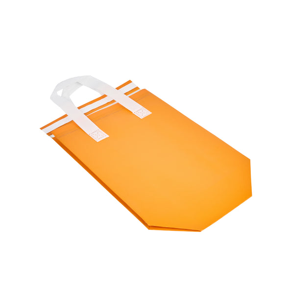Restaurantware Bag Tek Orange Insulated Take Out Bag - Tamper-Evident - 8 1/4" X 4 1/4" X 10 3/4" - 100 Count Box