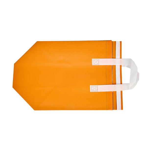 Restaurantware Bag Tek Orange Insulated Take Out Bag - Tamper-Evident - 10 1/4" X 6 3/4" X 11" - 100 Count Box