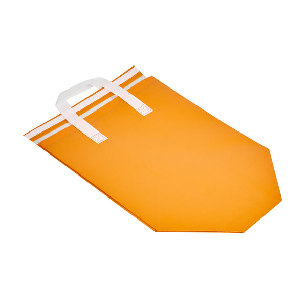 Restaurantware Bag Tek Orange Insulated Take Out Bag - Tamper-Evident - 11 3/4" X 7 3/4" X 12 1/2" - 100 Count Box