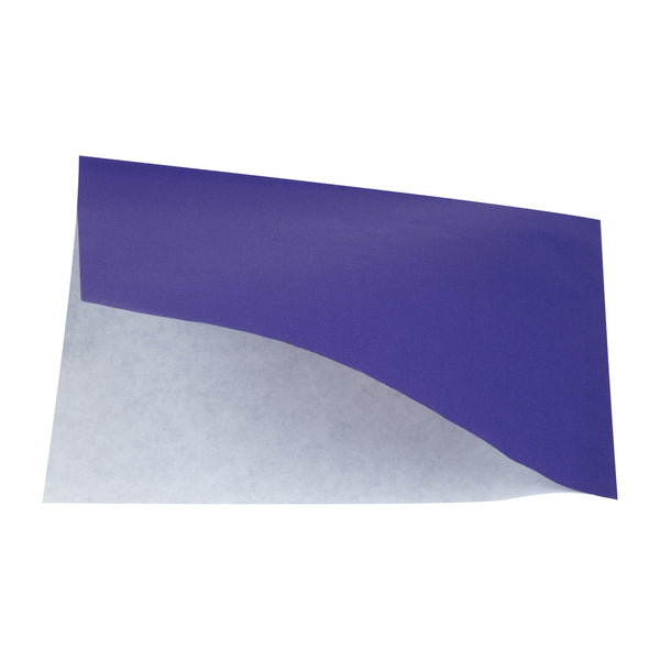 Restaurantware Bag Tek Purple Paper Small Double Open Bag - Greaseproof - 6 1/4" X 4 3/4" - 100 Count Box