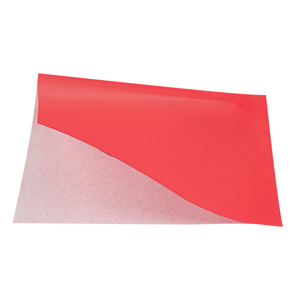 Restaurantware Bag Tek Red Paper Large Double Open Bag - Greaseproof - 10" X 9" - 100 Count
