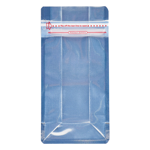 Restaurantware Bag Tek Red Plastic Small Snack Bag - Double Seal Rip Lock Heat Sealable - 8" X 4" X 2 1/2" - 100 Count Box