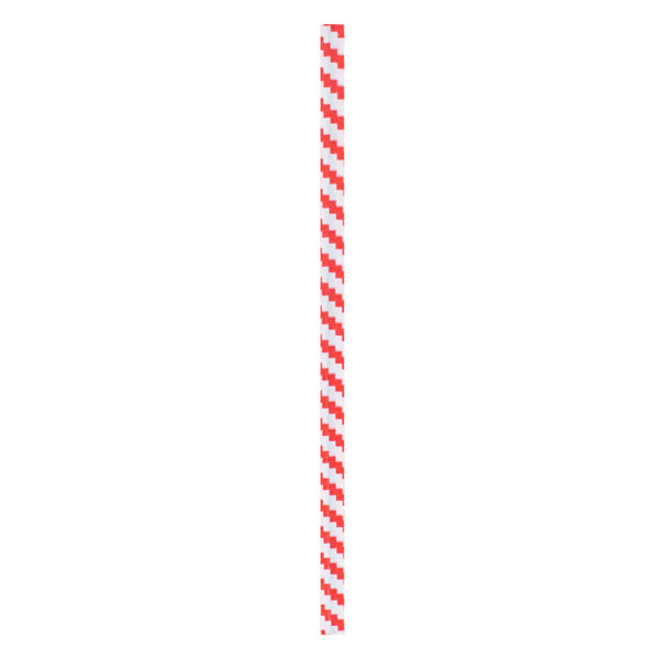 Restaurantware Bag Tek Red Stripe Paper Twist Tie / Bag Tie - Laminated - 4" - 50000 Count Box