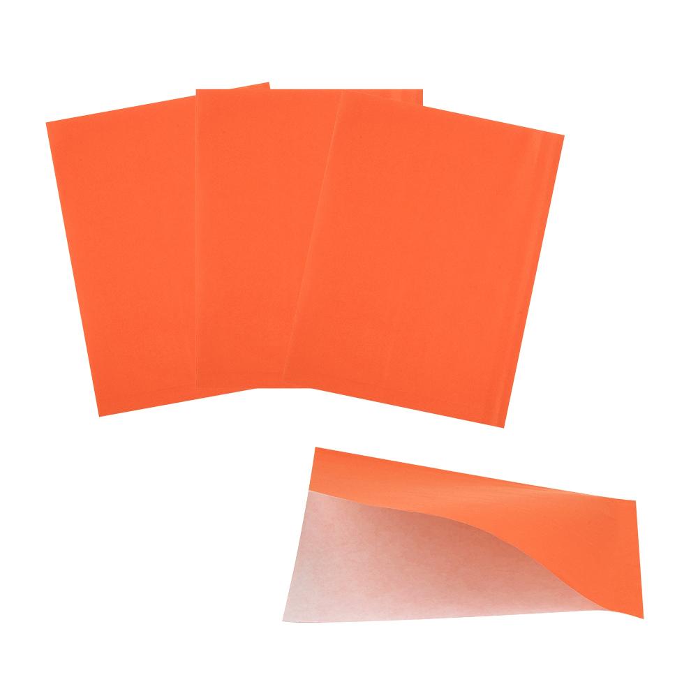restaurantware Bag Tek Tangerine Orange Paper Small Double Open Bag - Greaseproof - 6 1/4" x 4 3/4" - 100 count box restaurantware Bag Tek Tangerine Orange Paper Small Double Open Bag - Greaseproof - 6 1/4" x 4 3/4" - 100 count box
