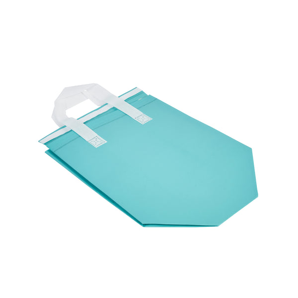 Restaurantware Bag Tek Teal Insulated Take Out Bag - Tamper-Evident - 9 1/2" X 6" X 10 1/4" - 100 Count Box
