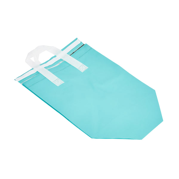 Restaurantware Bag Tek Teal Insulated Take Out Bag - Tamper-Evident - 10 1/4" X 6 3/4" X 11" - 100 Count Box