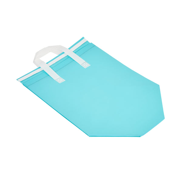 Restaurantware Bag Tek Teal Insulated Take Out Bag - Tamper-Evident - 11 3/4" X 7 3/4" X 12 1/2" - 100 Count Box