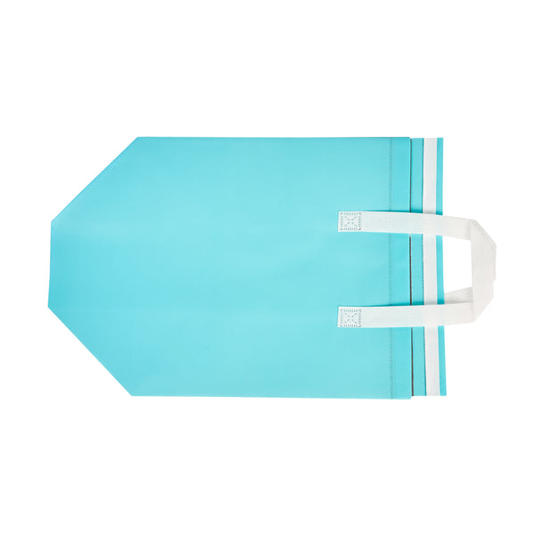 Restaurantware Bag Tek Teal Insulated Take Out Bag - Tamper-Evident - 11 3/4" X 7 3/4" X 12 1/2" - 100 Count Box