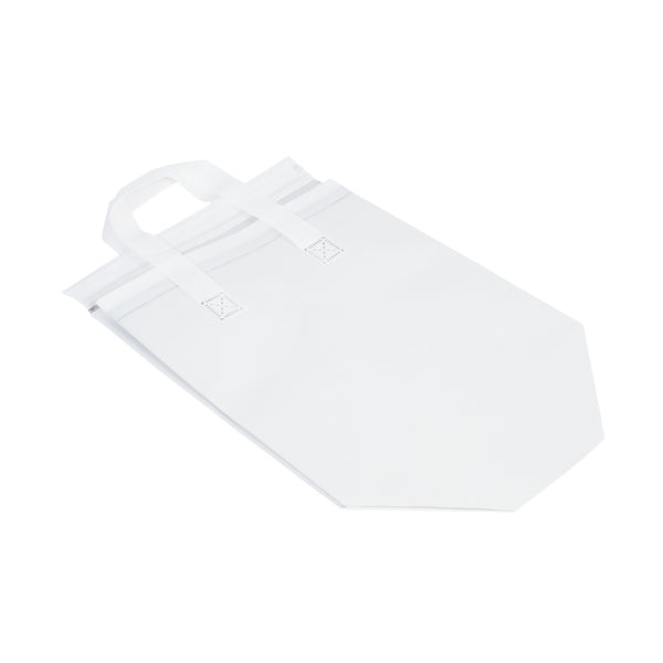 Restaurantware Bag Tek White Insulated Take Out Bag - Tamper-Evident - 9 1/2" X 6" X 10 1/4" - 100 Count Box