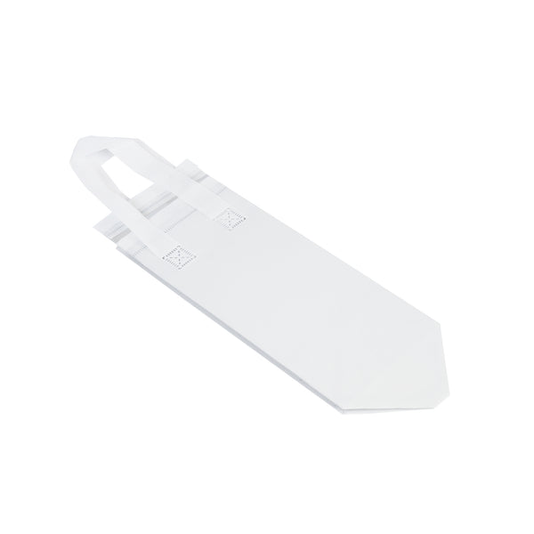Restaurantware Bag Tek White Insulated Take Out Bag - Tamper-Evident - 4 3/4" X 4" X 11" - 100 Count Box