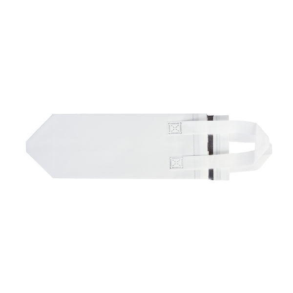 Restaurantware Bag Tek White Insulated Take Out Bag - Tamper-Evident - 4 3/4" X 4" X 11" - 100 Count Box