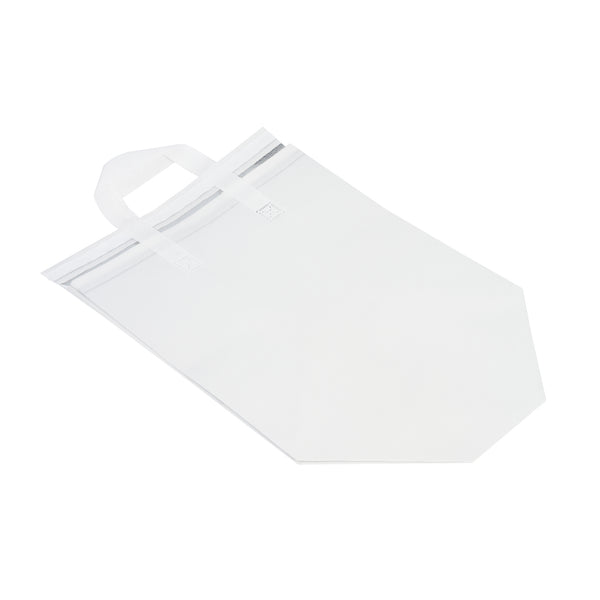 Restaurantware Bag Tek White Insulated Take Out Bag - Tamper-Evident - 11 3/4" X 7 3/4" X 12 1/2" - 100 Count Box
