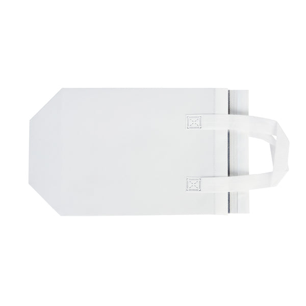 Restaurantware Bag Tek White Insulated Take Out Bag - Tamper-Evident - 8 1/4" X 4 1/4" X 10 3/4" - 100 Count Box