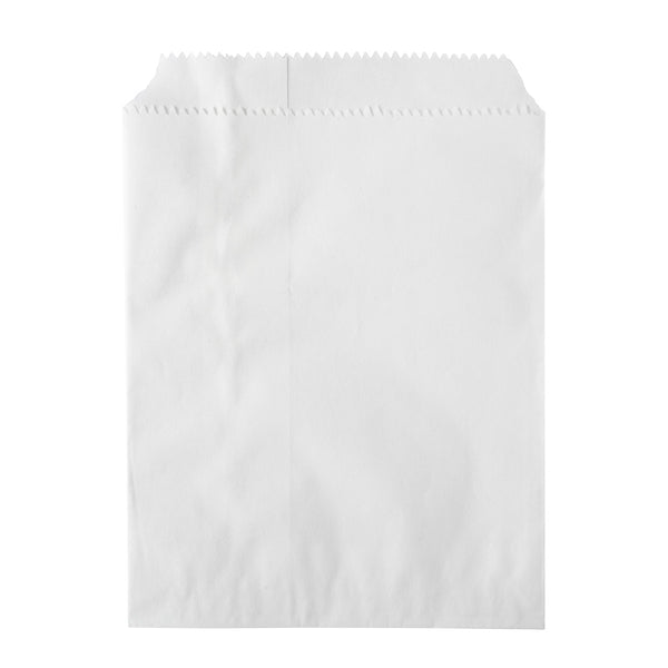 Restaurantware Bag Tek White Paper Bag - 7" X 5" - 100 Count Box