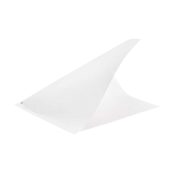 Restaurantware Bag Tek White Paper Large Double Open Bag - Greaseproof - 10" X 9" - 100 Count Box