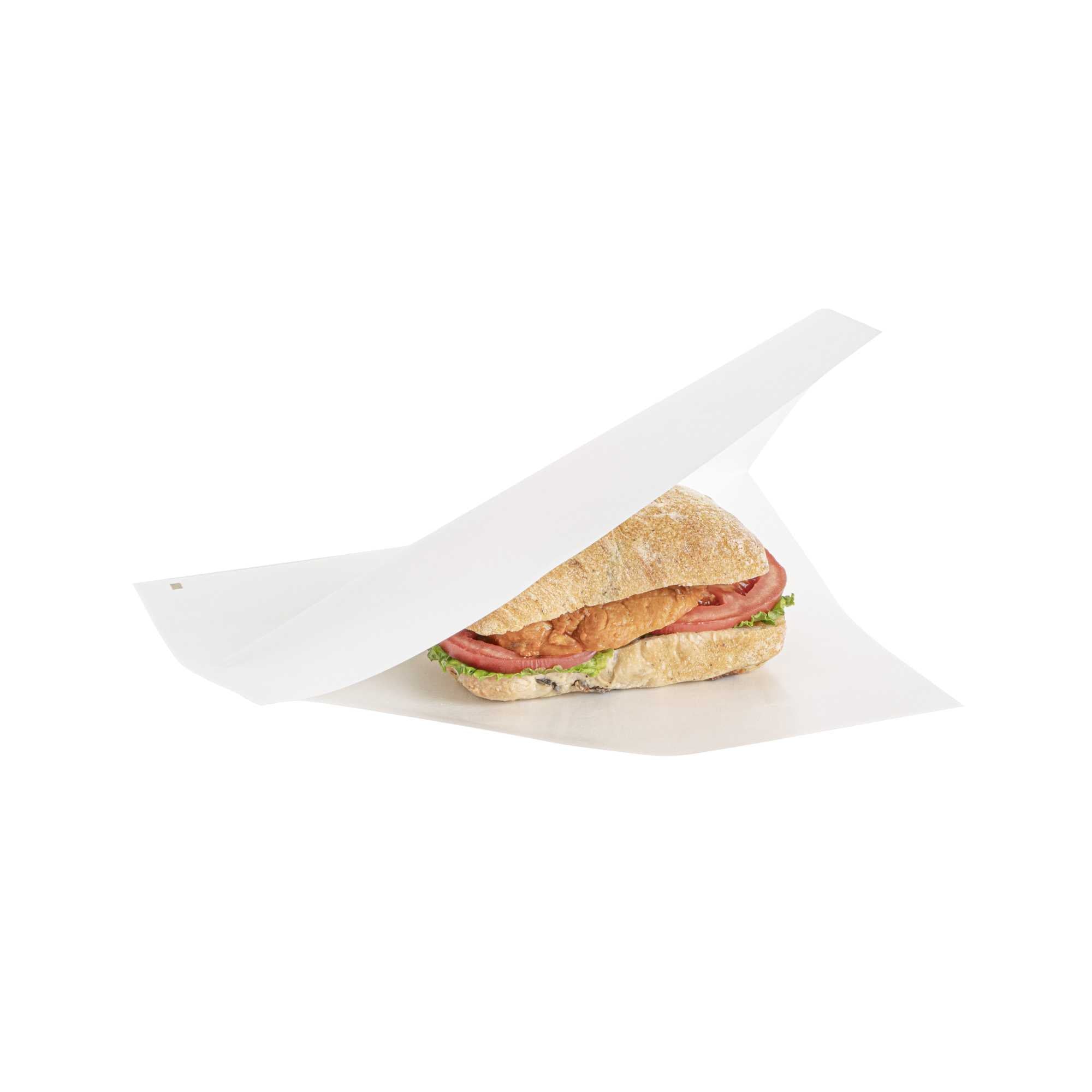 restaurantware Bag Tek White Paper Large Double Open Bag - Greaseproof - 10" x 9" - 100 count box restaurantware Bag Tek White Paper Large Double Open Bag - Greaseproof - 10" x 9" - 100 count box